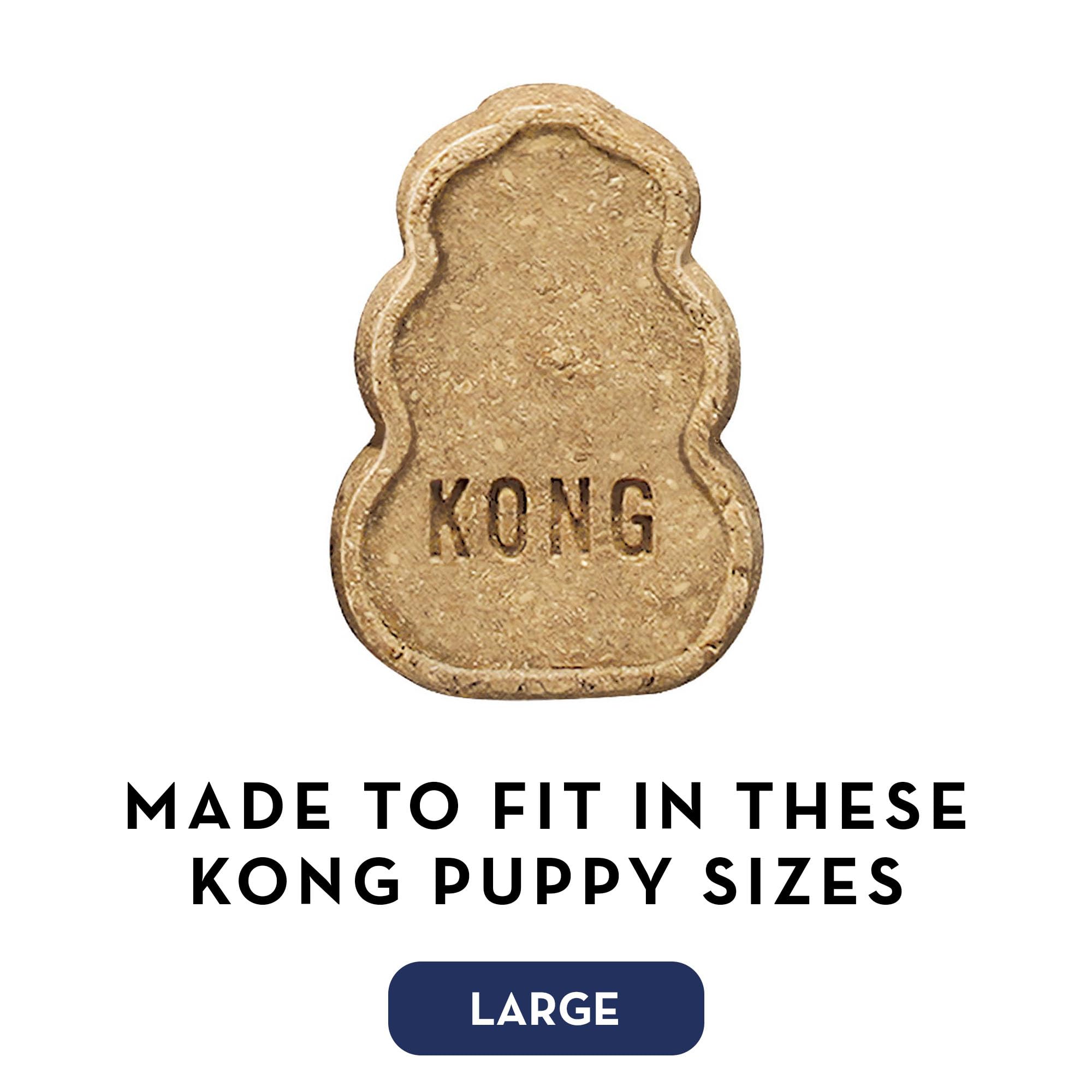 KONG Classic toy filled with Easy Treat promoting interactive play and training