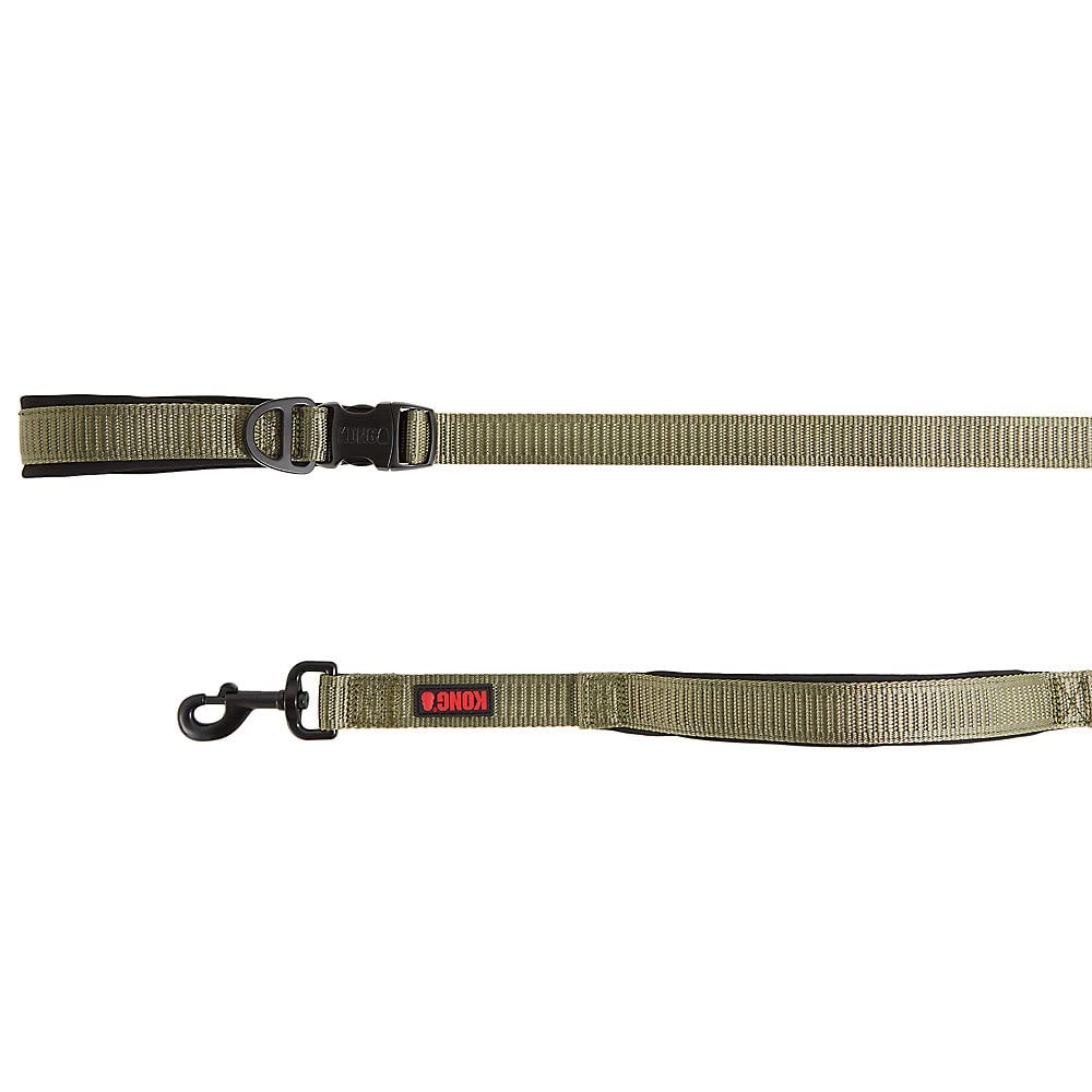 KONG Comfort leash with traffic handle and padded grip for confident city walks.