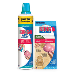 KONG Easy Treat 14oz Puppy Large bundle shows flavor variety for mess free stuffing