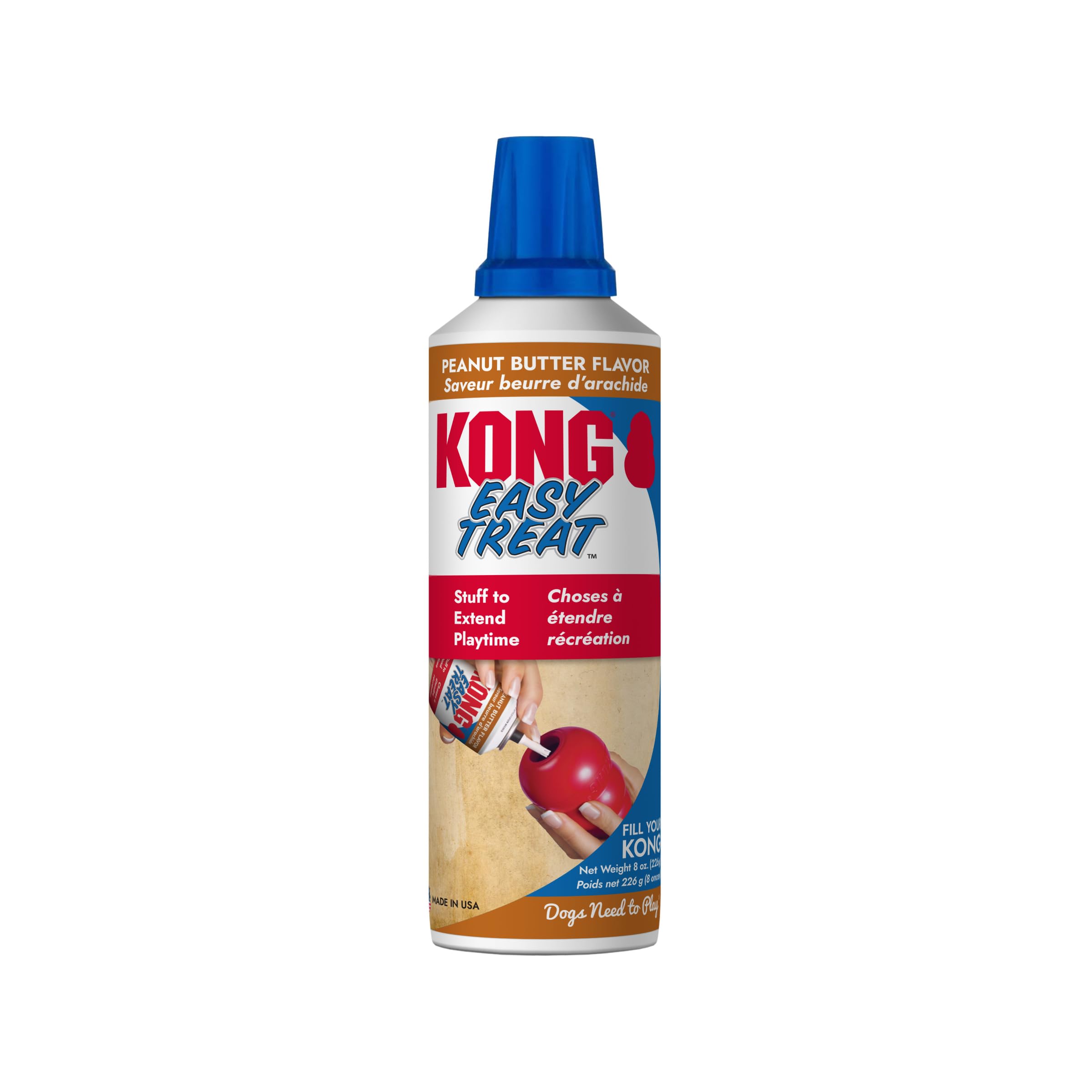 Freeze stuffed KONG for an extended, cool challenge and longer play.