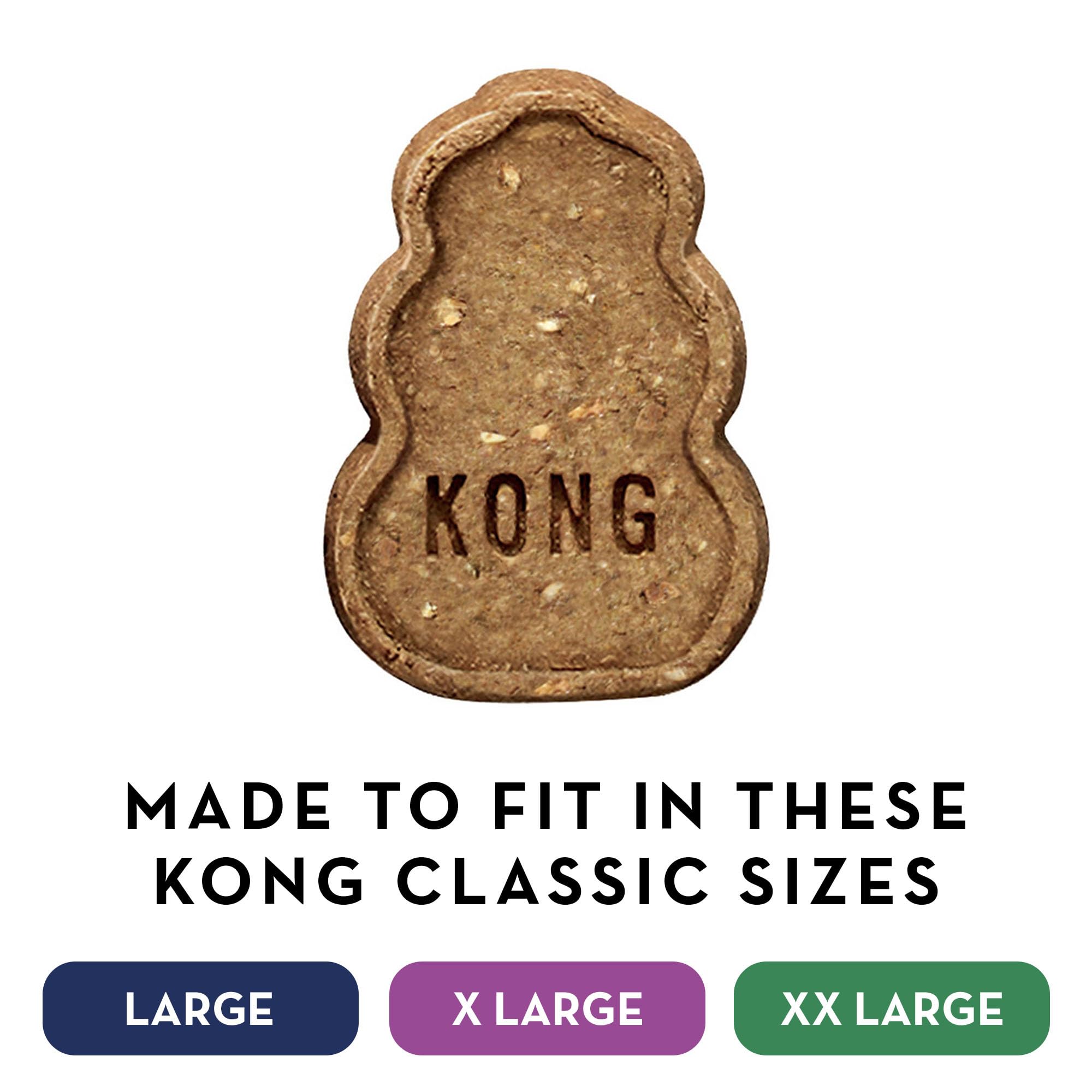 KONG Easy Treat can be frozen on stuffed toys for longer challenge.