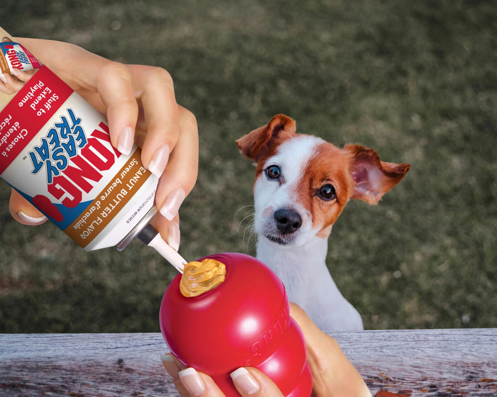 Made in USA quality ingredients for trusted KONG Easy Treat.