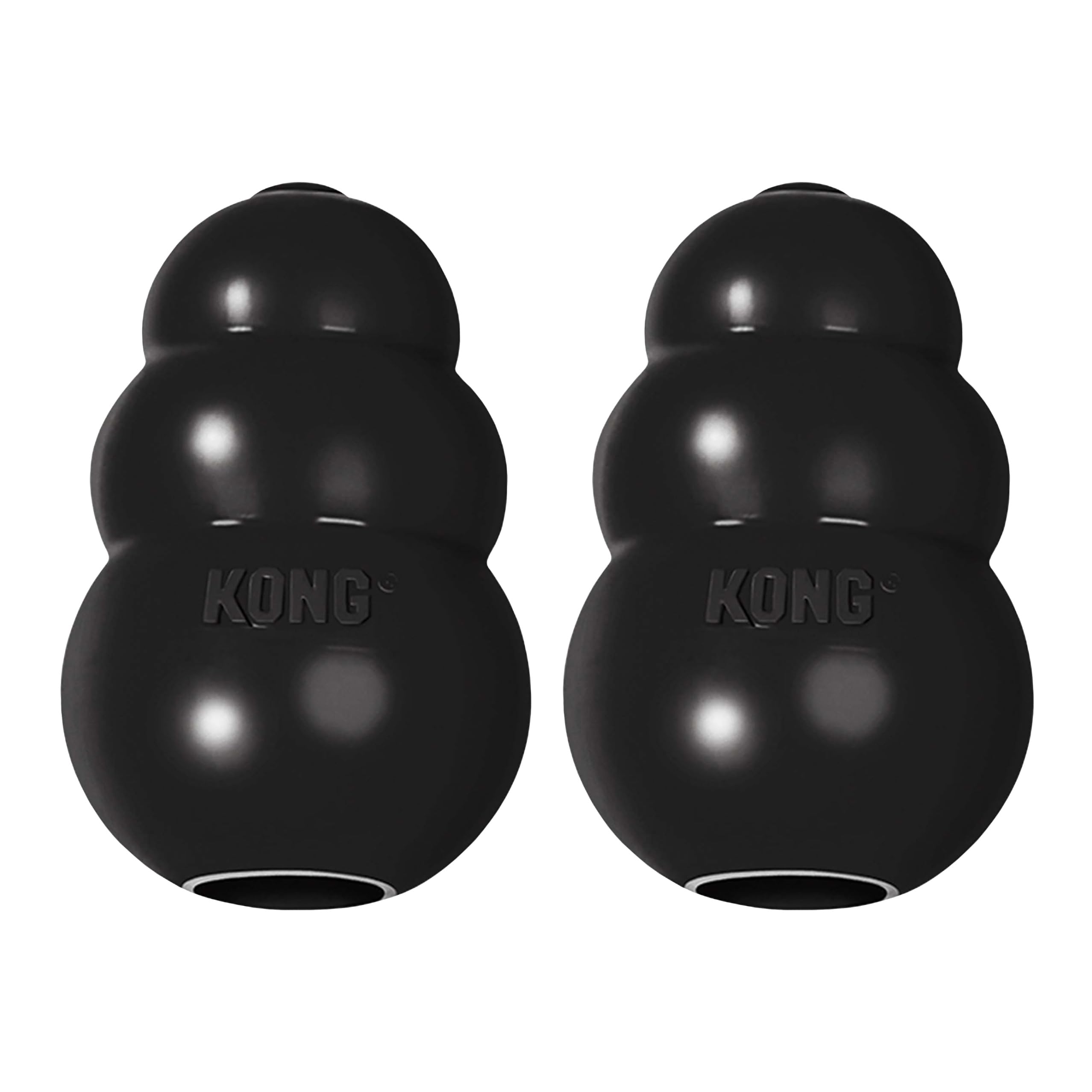 The KONG Extreme dog toy outer view highlights rugged rubber for power chewers.