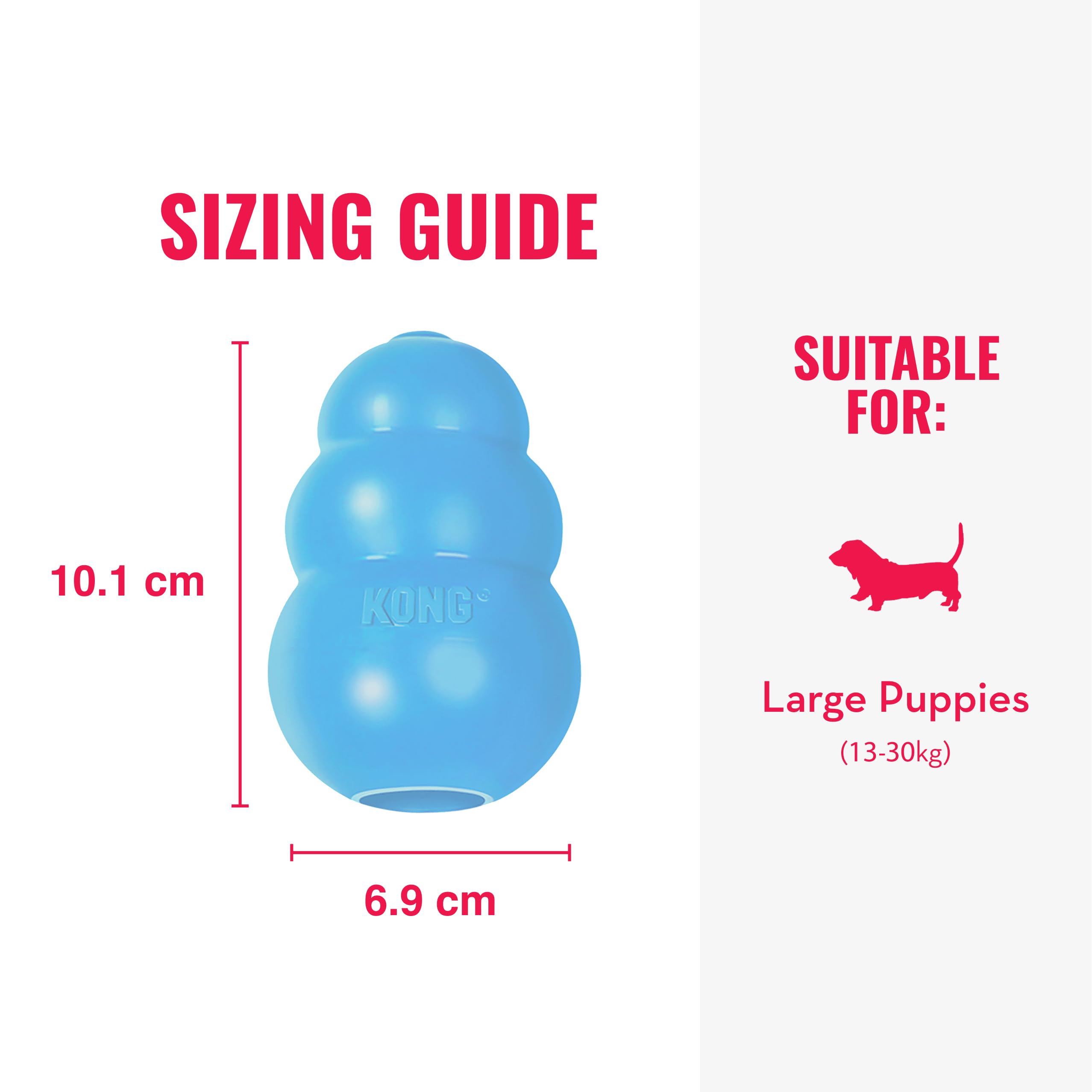 KONG Extreme hollow interior fills with kibble or peanut butter for added challenge.