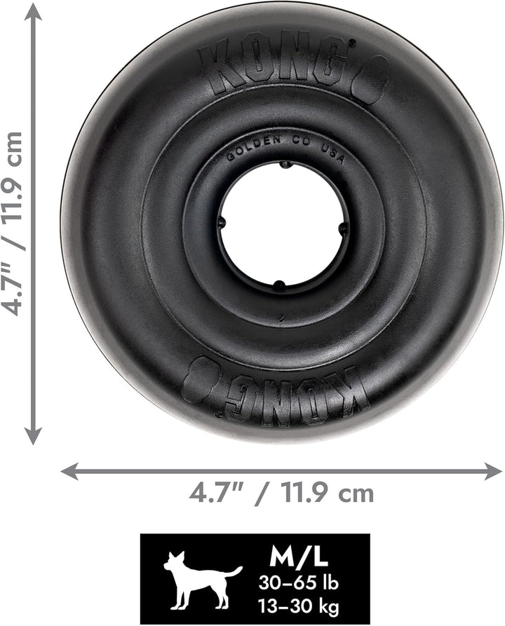 KONG Extreme Donut demonstrates bounce and roll for engaging play sessions.