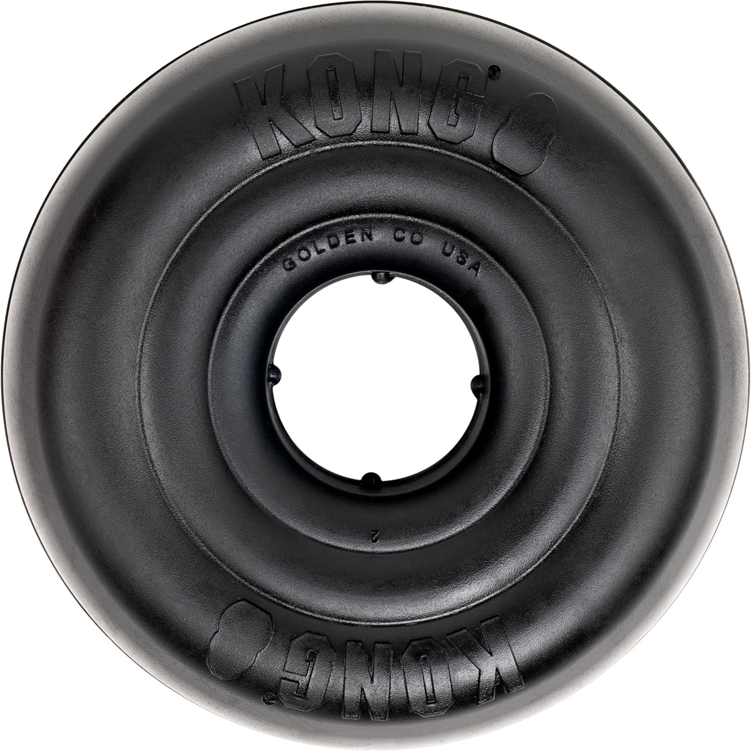 KONG Extreme Donut power-chewer shot highlighting engaging, long-lasting play sessions.