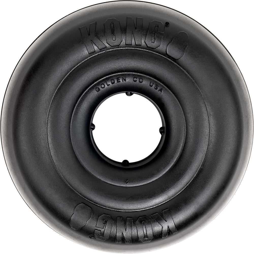 KONG Extreme Donut encouraging robust chew action and active play.