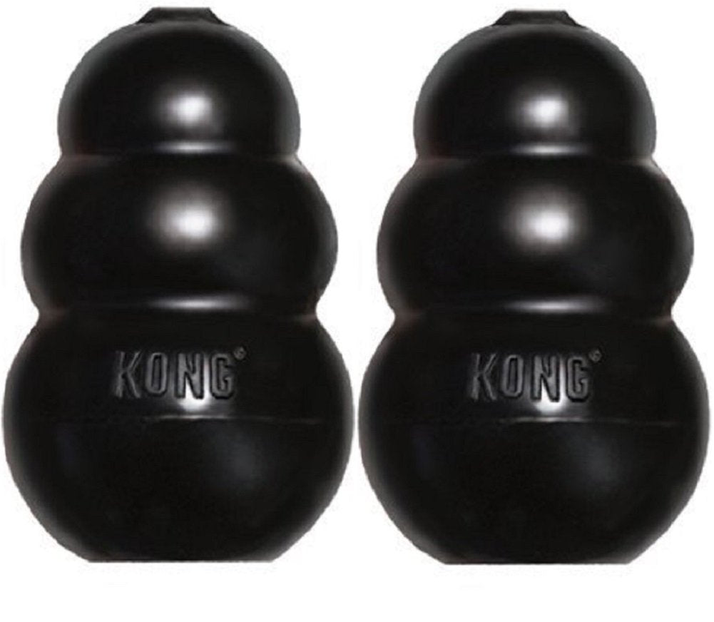 KONG Extreme large black dog toy shows rugged durability for powerful chewers