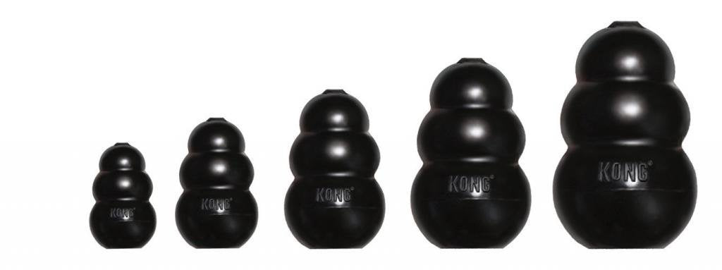 KONG Extreme large black toy made in the USA for quality and durability