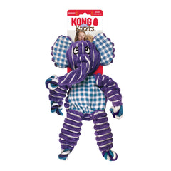 KONG Floppy Knots durable texture supports long lasting play.