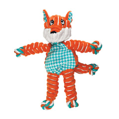 KONG Floppy Knots with internal knotted rope for engaging interactive play.