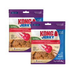 KONG Jerky Chicken 5 oz pack front view for stimulating playtime.