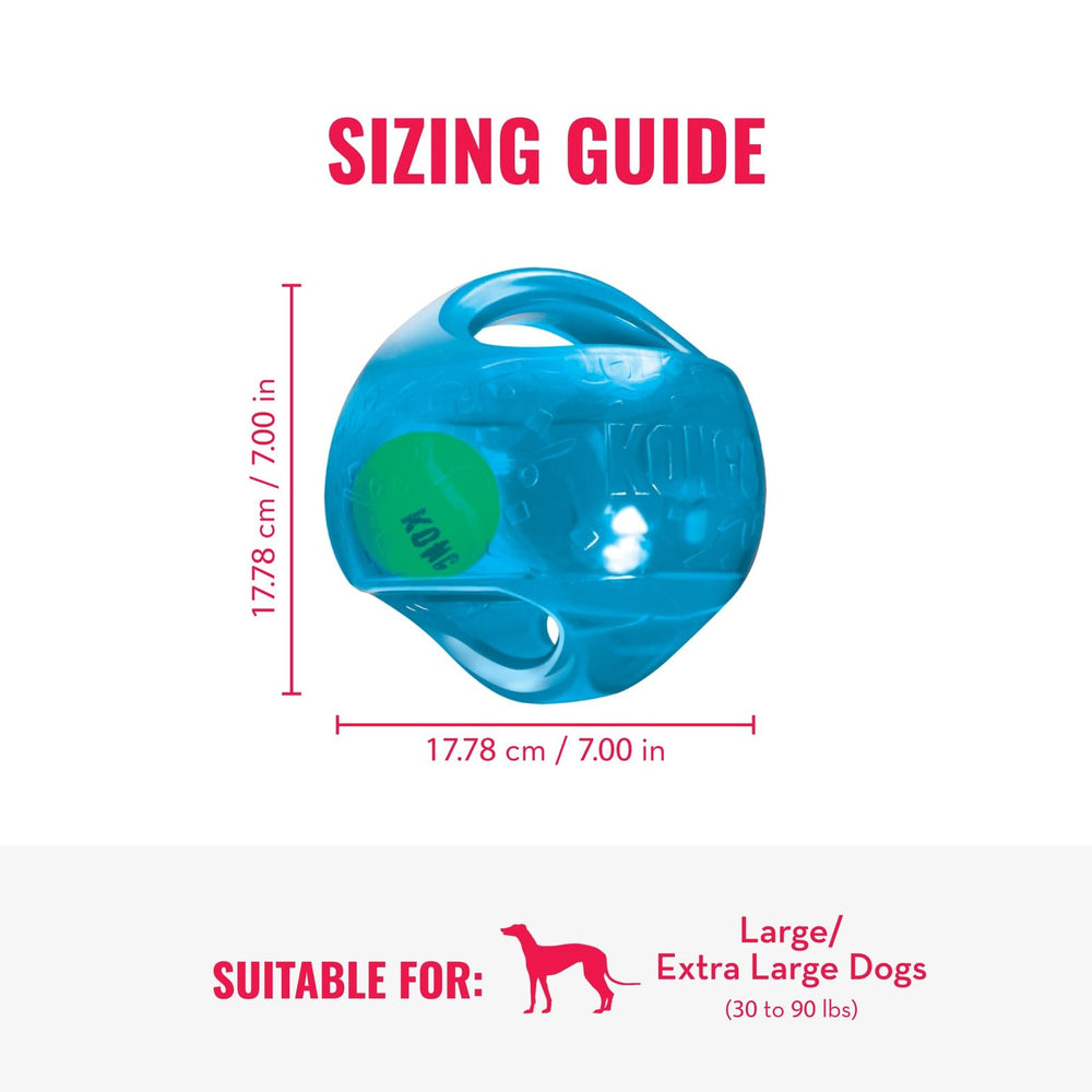 KONG Jumbler Ball rugged outdoor design for tough play