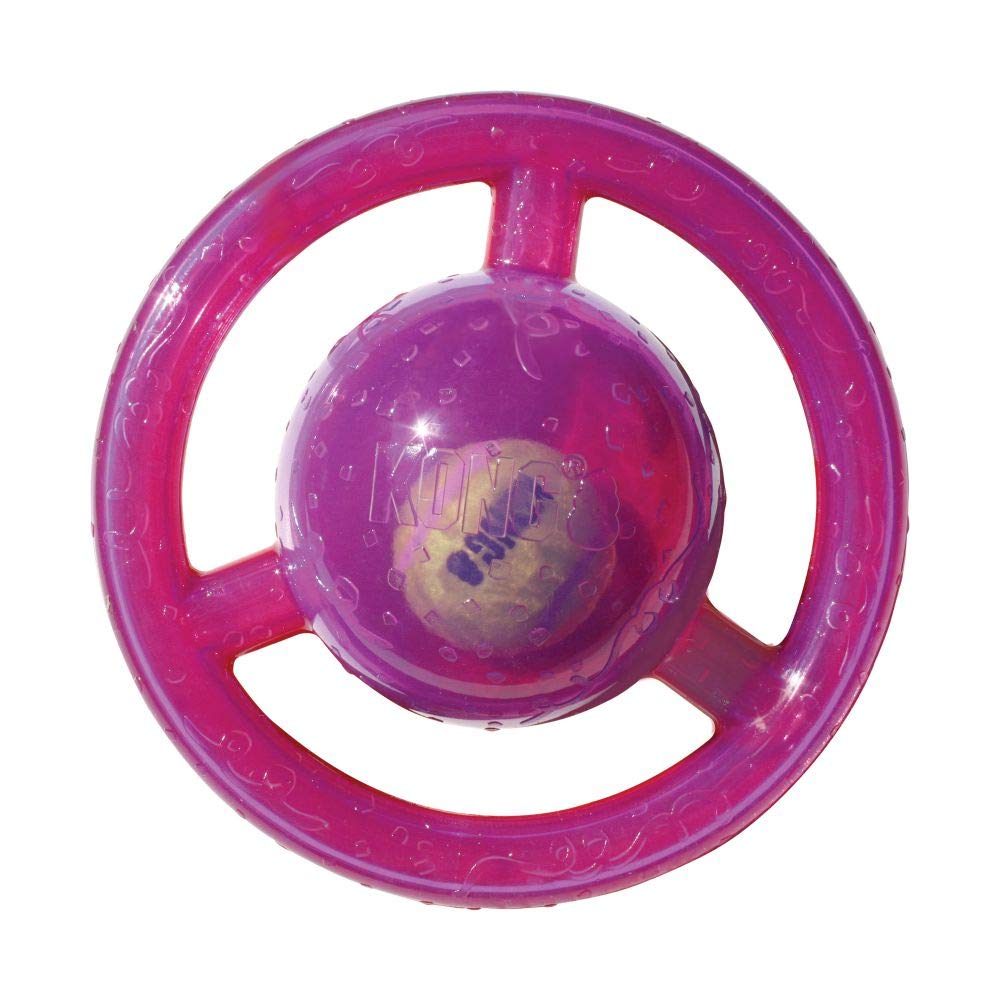KONG Jumbler disc dog toy for interactive fetch and energetic play
