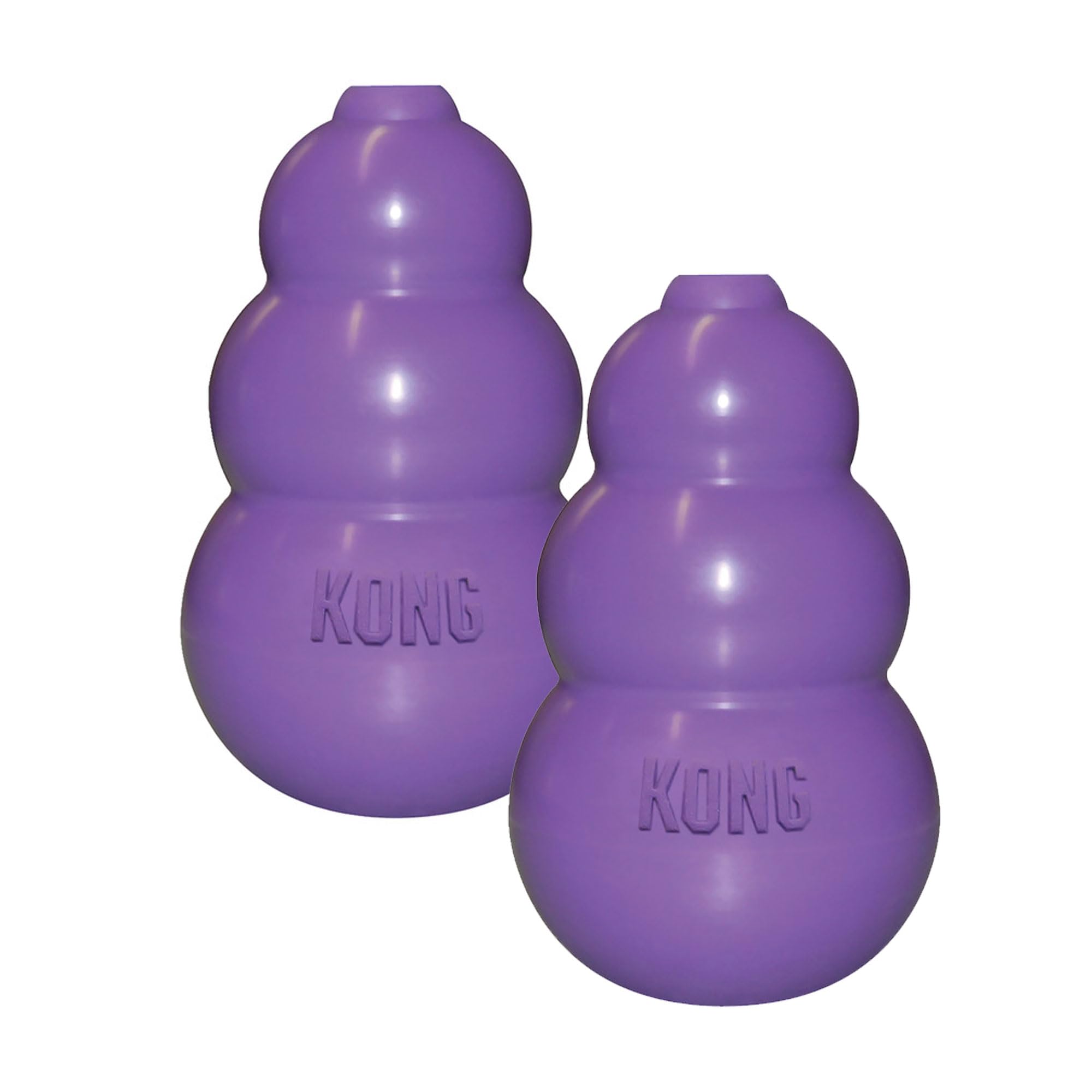 KONG Kitty Classic 2-pack treat-dispensing toy in action for cats