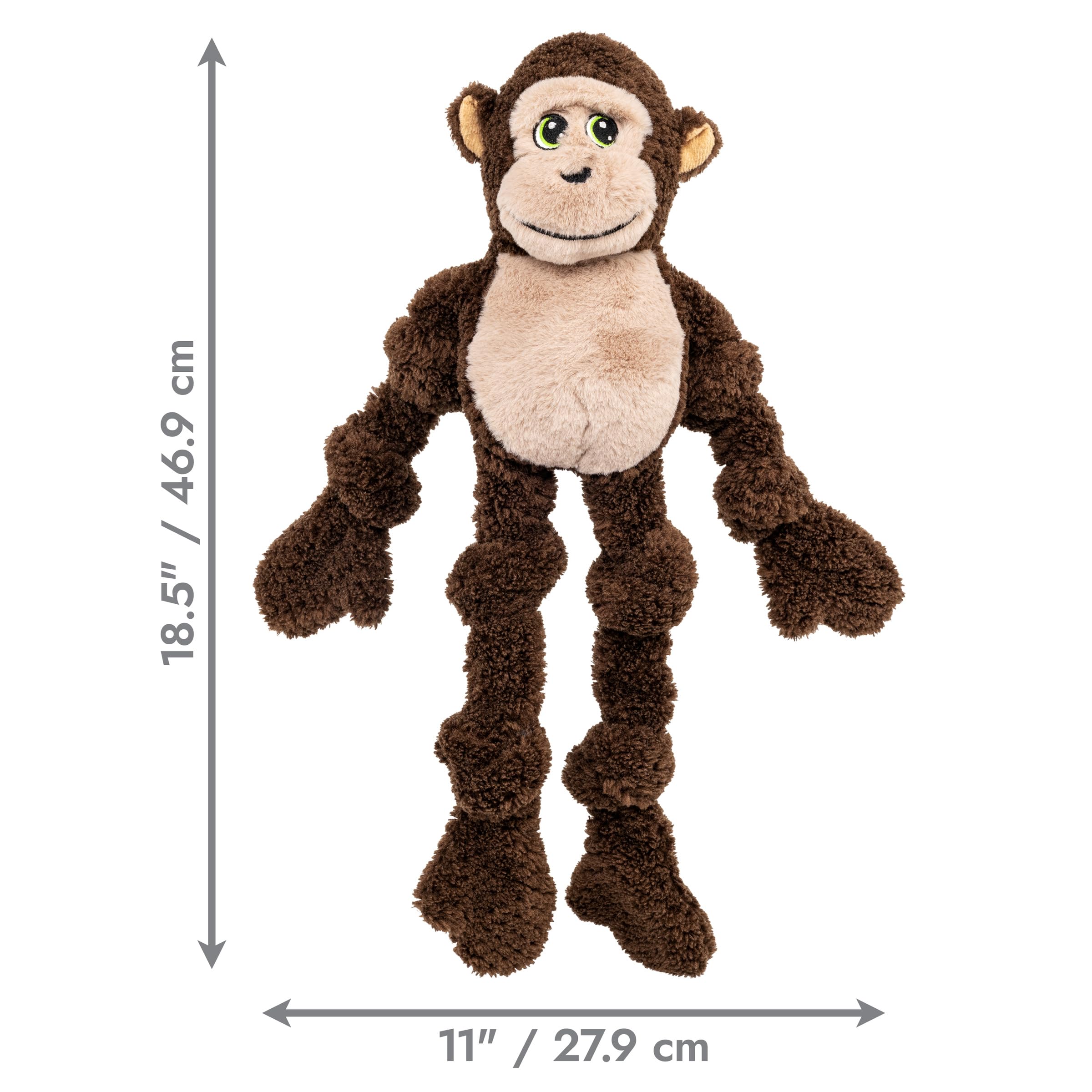 KONG Knots Oversized Monkey toy 18-inch body suitable for multiple play styles