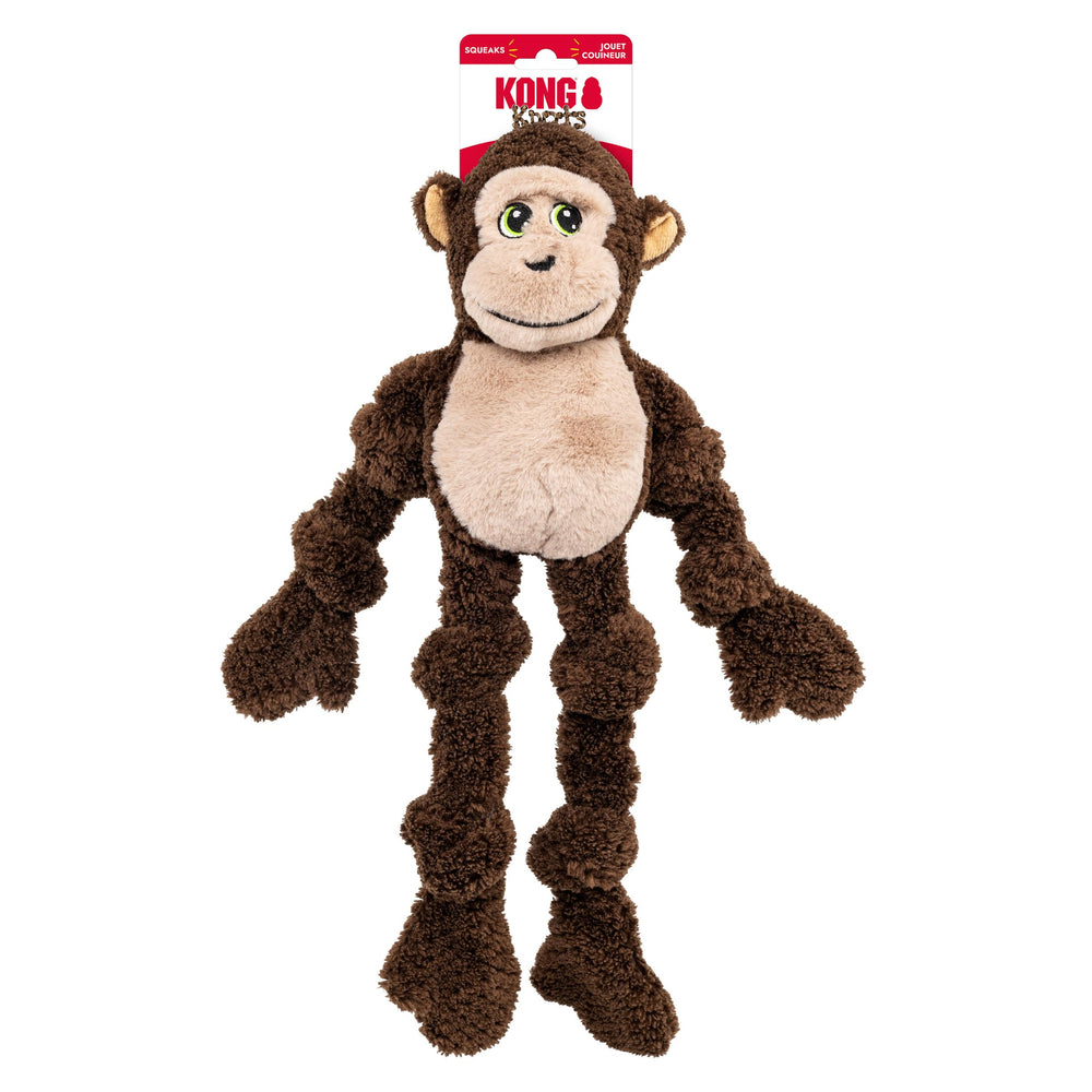 KONG Knots Oversized Monkey toy exterior view, durable for tugging and interactive play