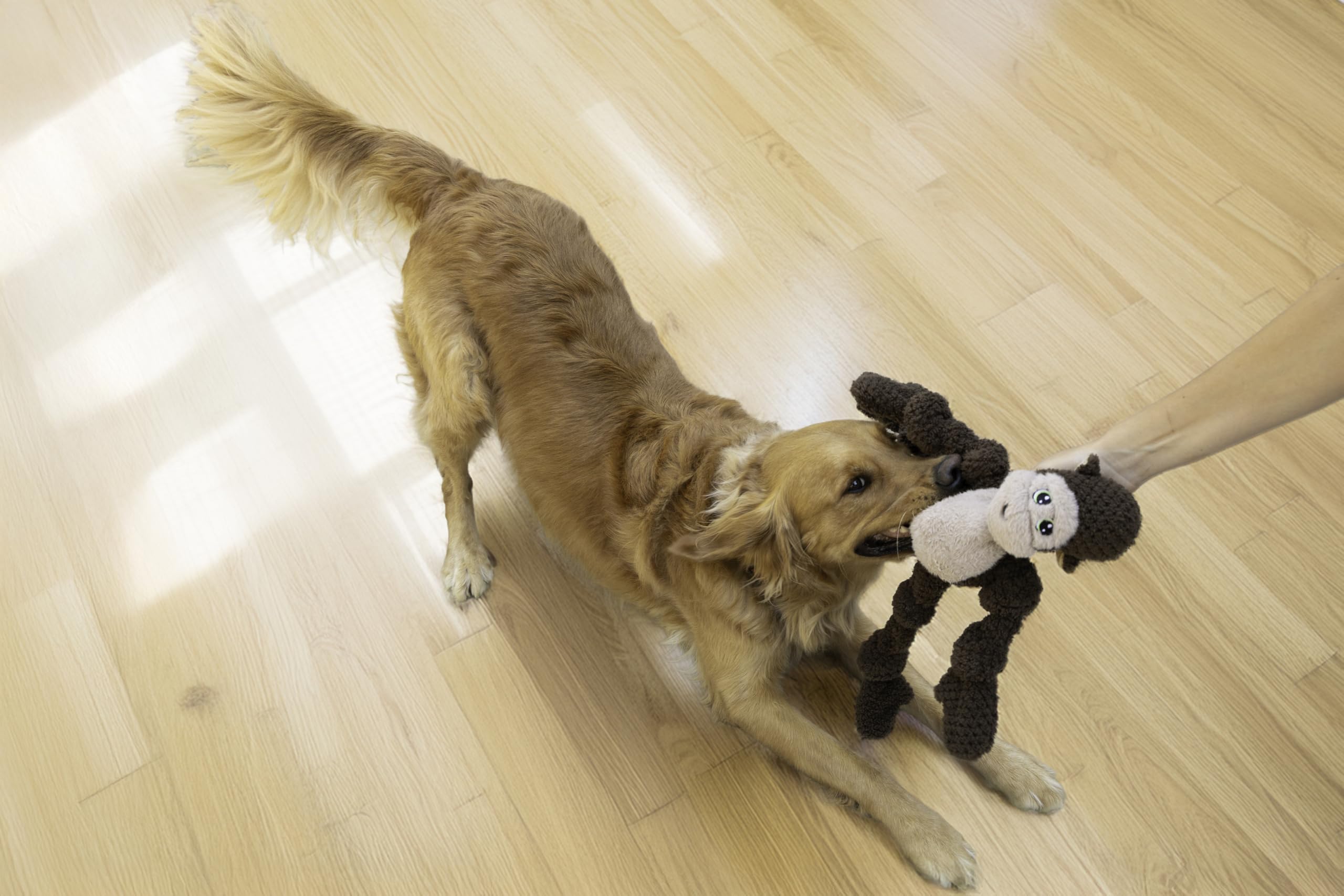 KONG Knots Oversized Monkey toy soft dual-plush material ideal for snuggling