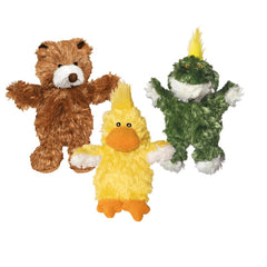 KONG Low Stuffing Squeaker Bear for small dogs with a playful squeak.