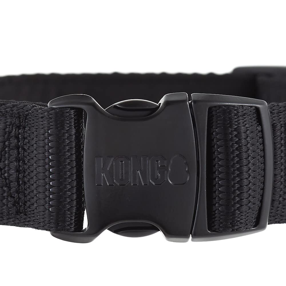 KONG Max HD collar metal hardware and D-ring offer reliable ID tagging.