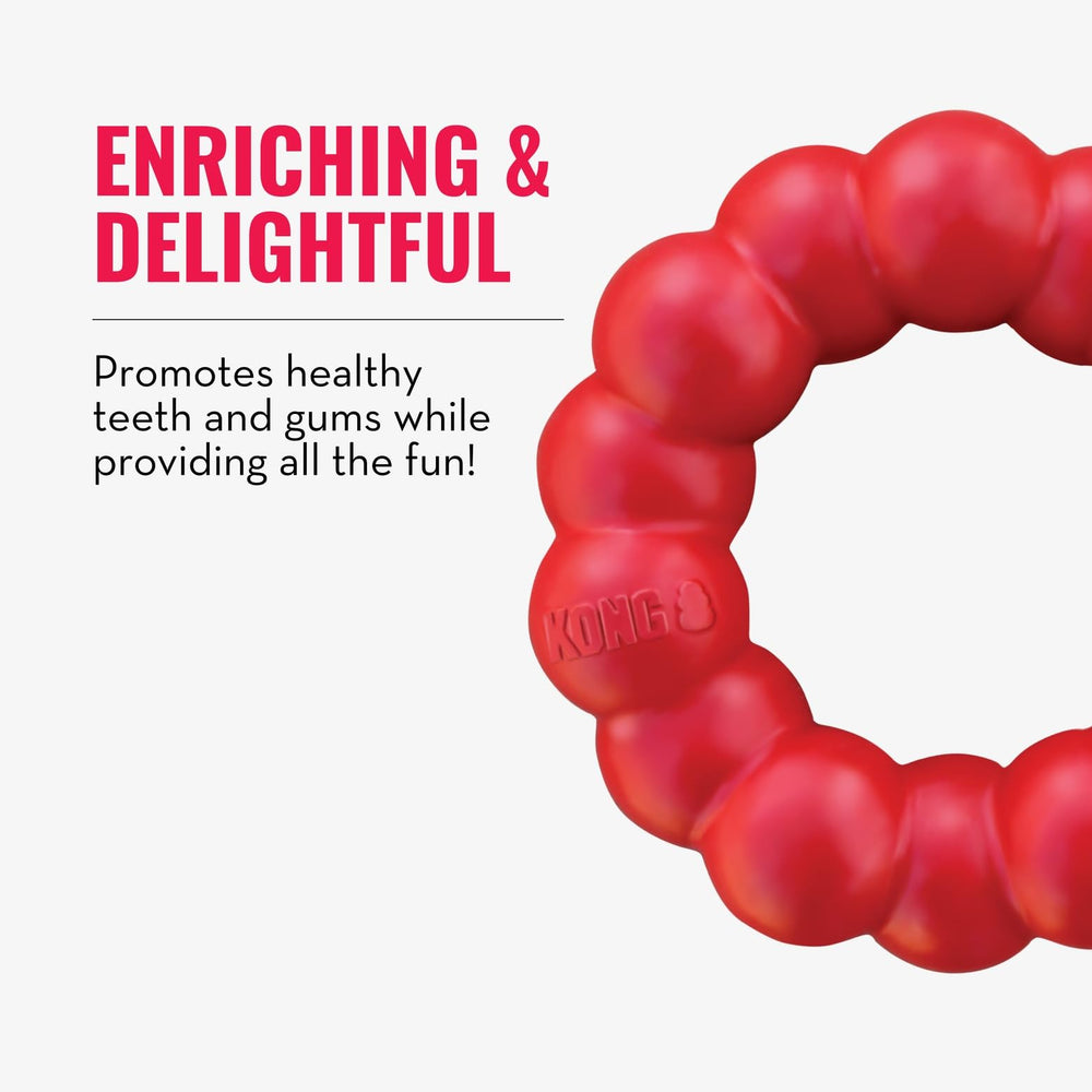 KONG Ring XL packaging detail highlights safe materials and brand integrity.