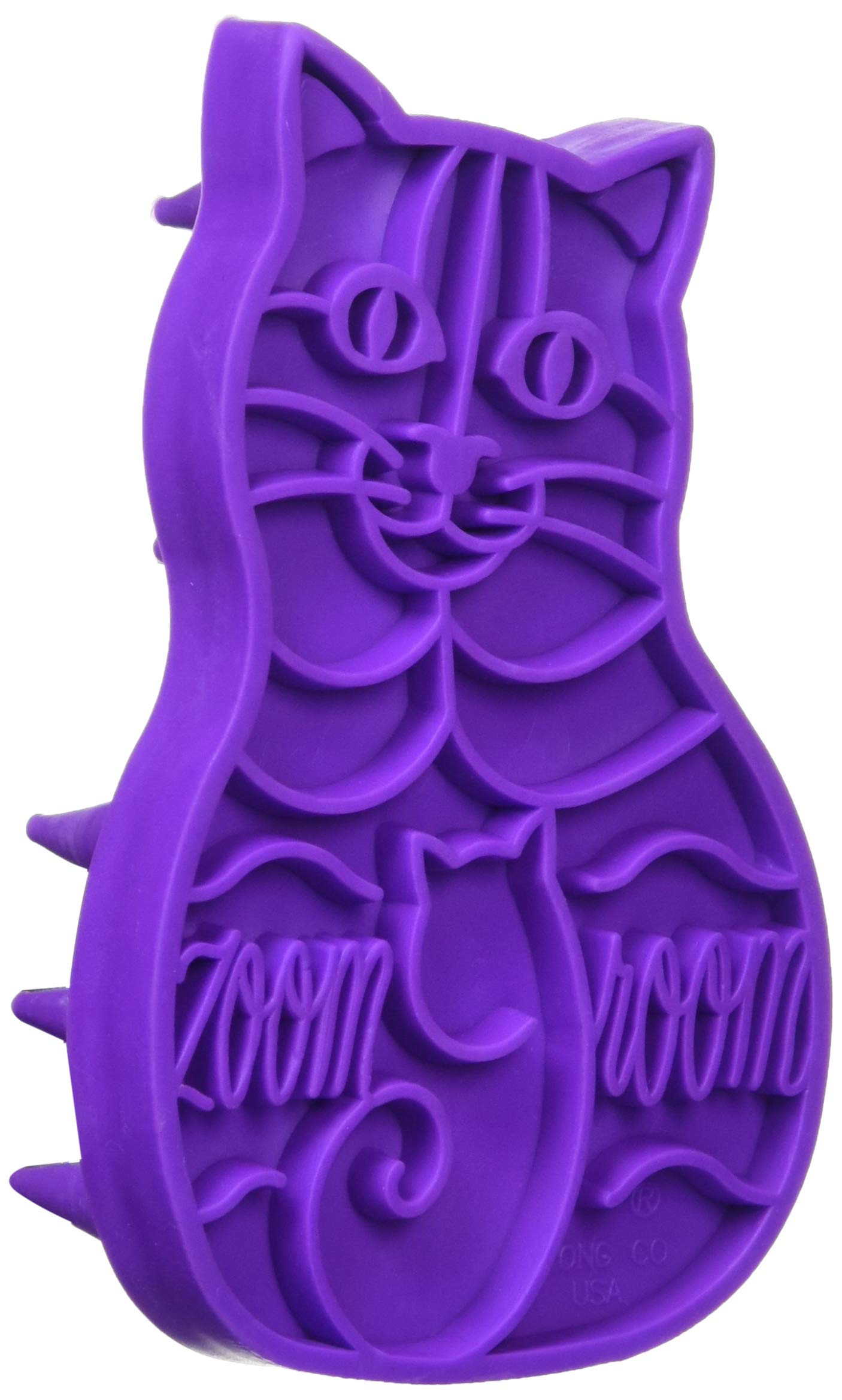 KONG rubber brush close-up bristles suitable for skin-friendly grooming