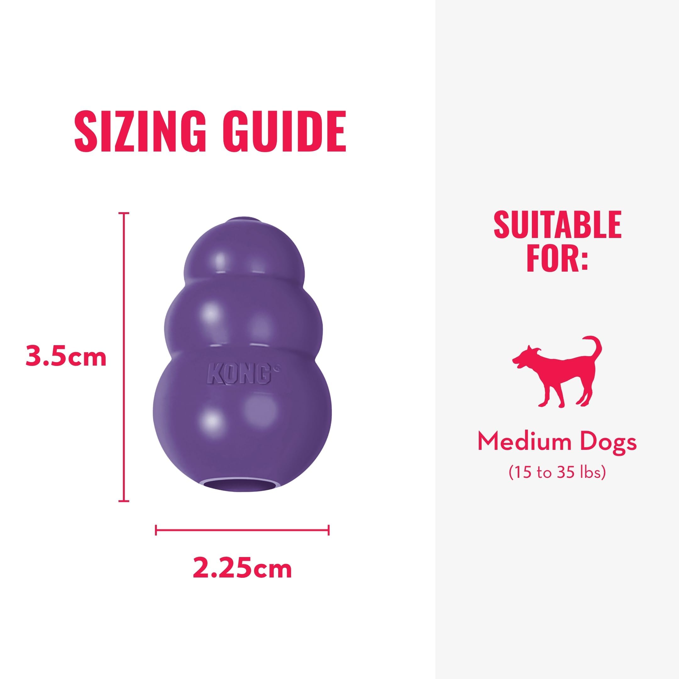KONG Senior fetch toy ideal for medium dogs during retrieving games