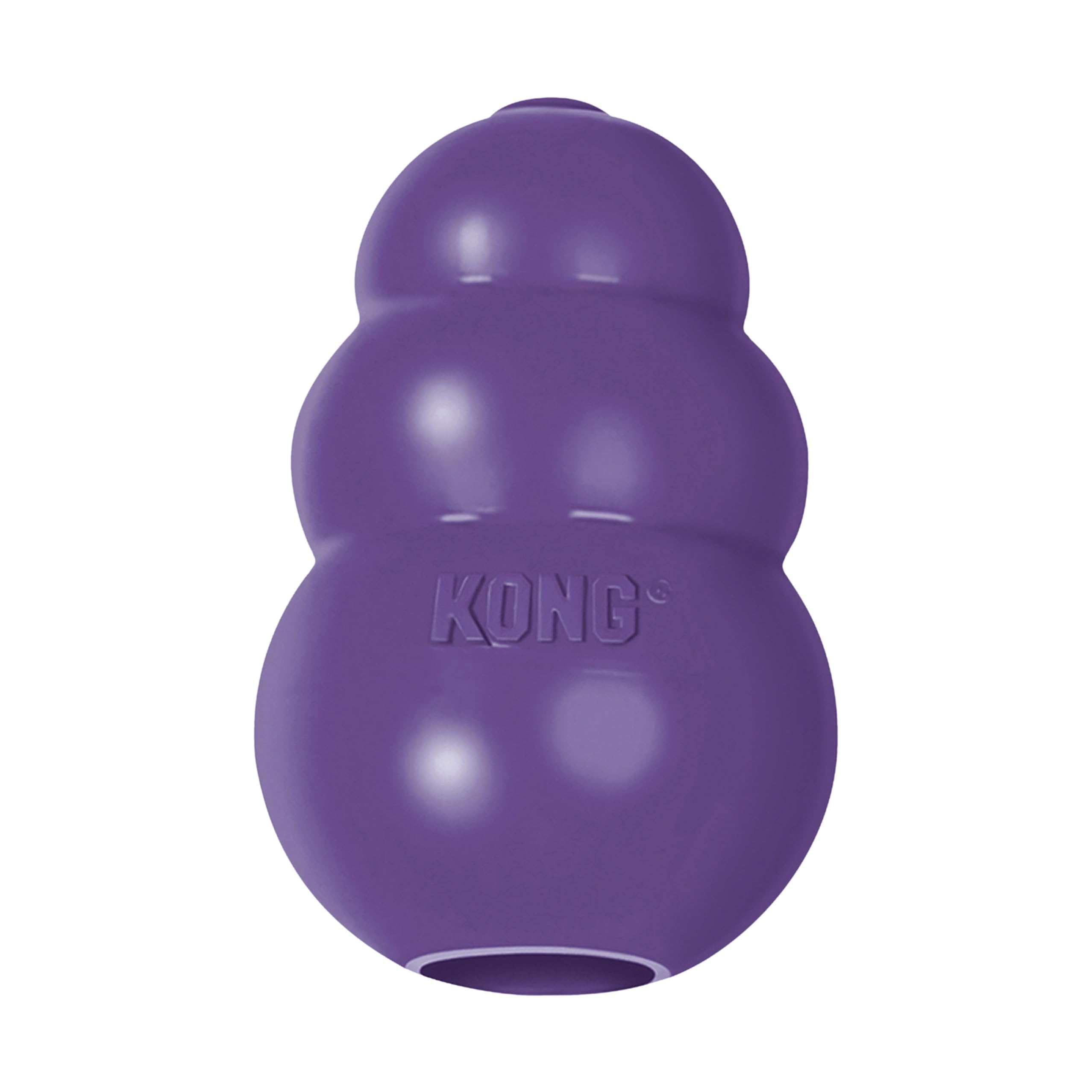 KONG Senior soft rubber dog toy ideal for gentle chewing.