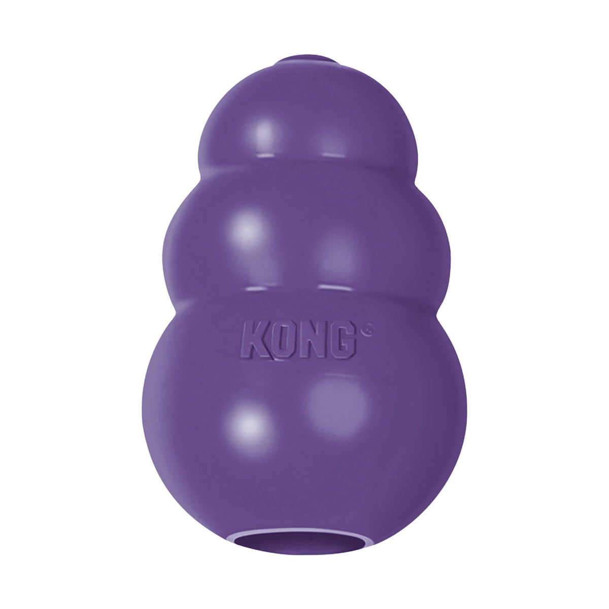 KONG Senior soft rubber dog toy ideal for gentle chewing.