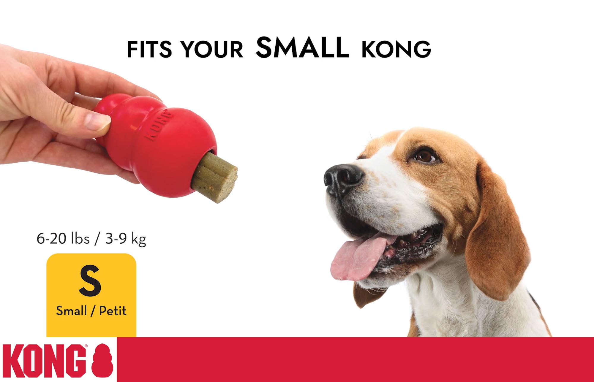 KONG Stuff'n Ziggies adult chew detail highlighting texture and flavor