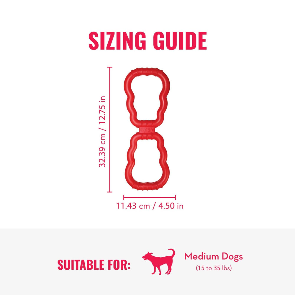 KONG Tug Toy shown indoors and outdoors for versatile play.