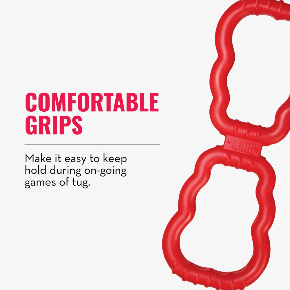 KONG Tug Toy encourages supervised play for safety and longevity.