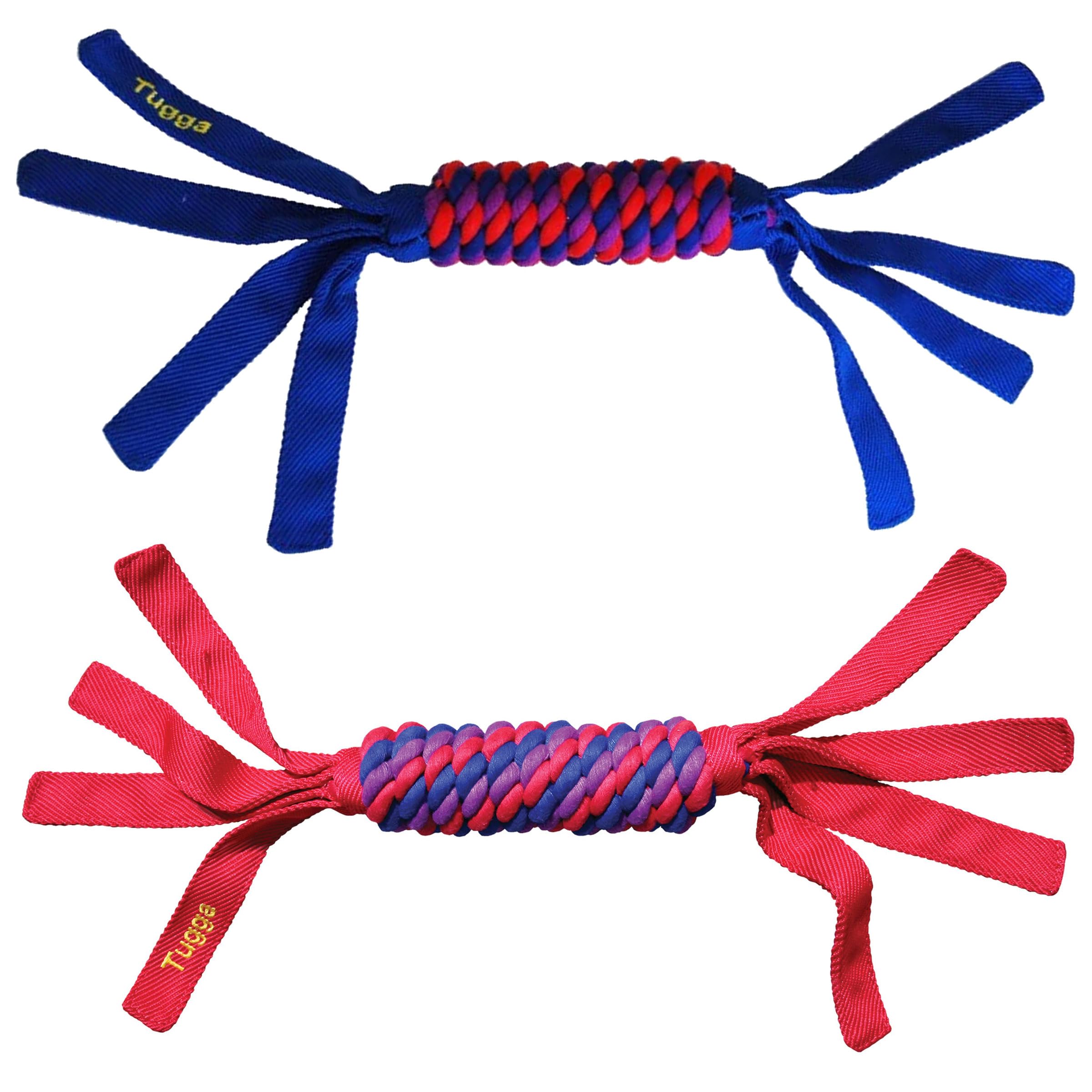 KONG Tugga Wubba dog toy with ballistic nylon cover for lasting durability.