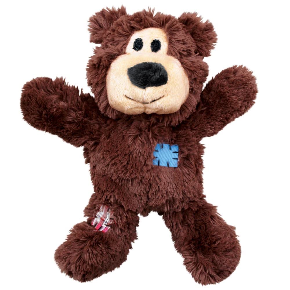 KONG Wild Knots Bears minimal stuffing reduces mess after play.