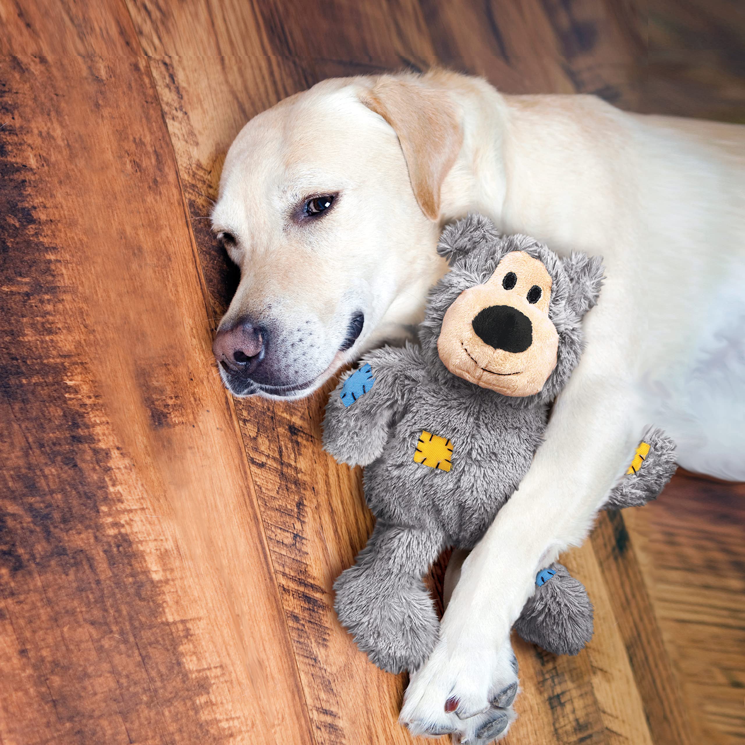 KONG Wild Knots Bears rope skeleton enhances engaging tug and chew sessions.