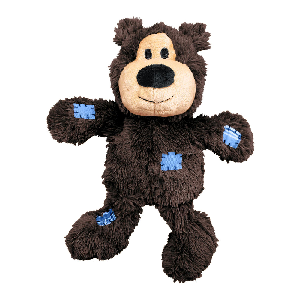 KONG Wild Knots Bears soft plush exterior cushions cuddles and chewing