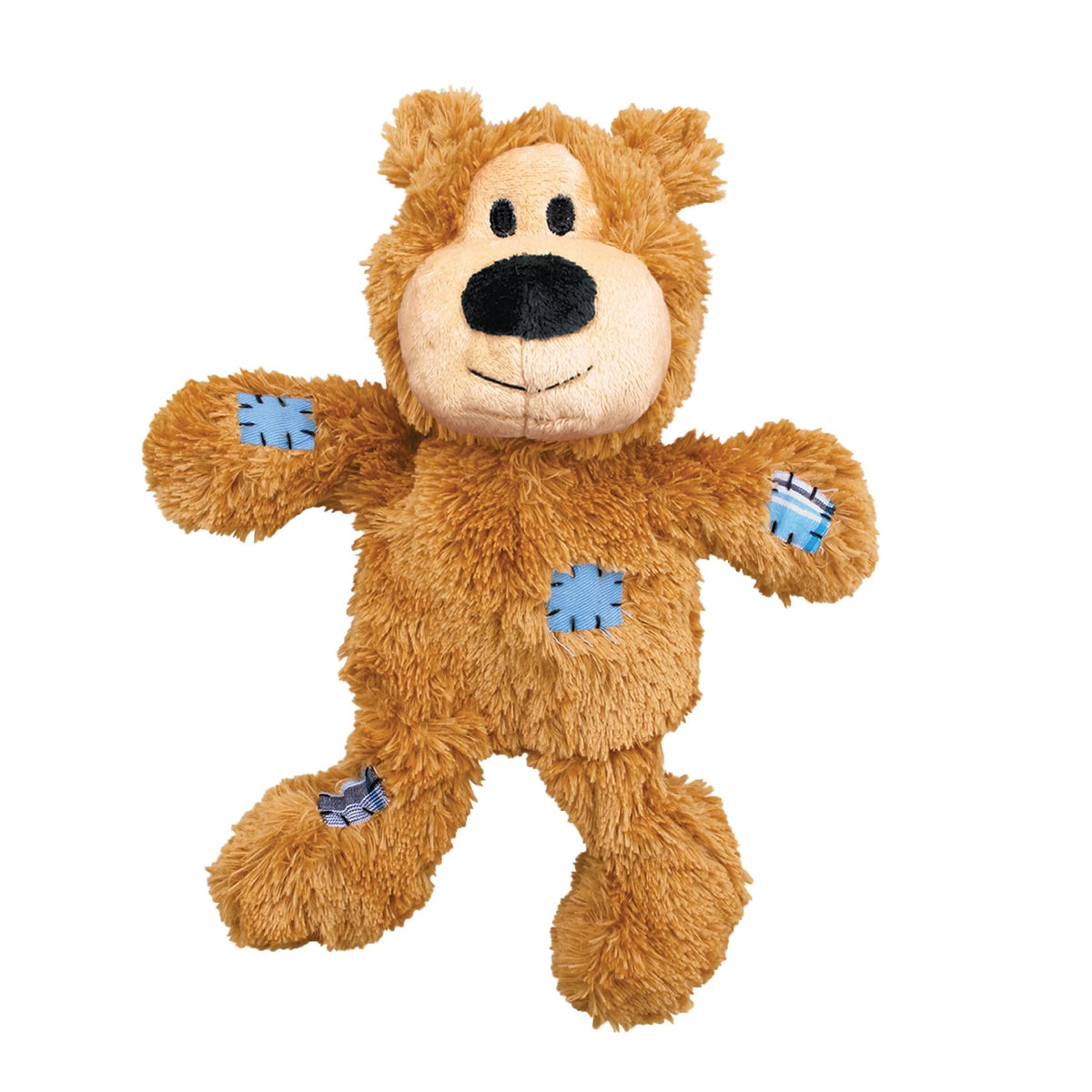KONG Wild Knots Bears plush toy with rope skeleton for durable play.