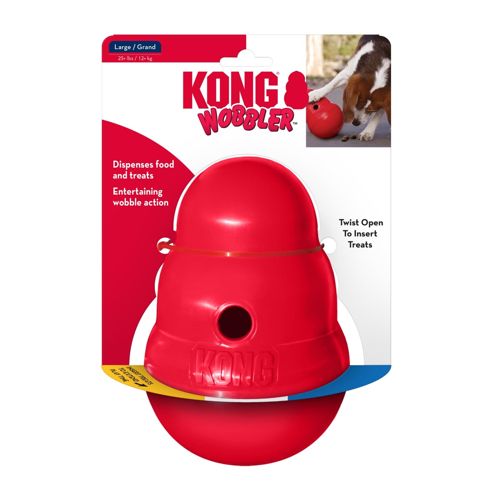KONG Wobbler reflects high-quality design and trusted brand origins.