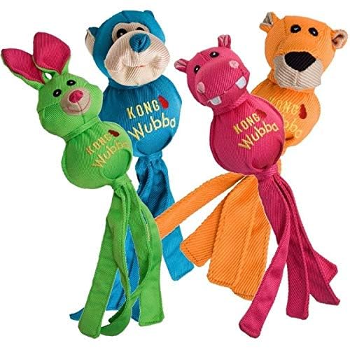 KONG Wubba Ballistic toy with floppy tail for easy pickup