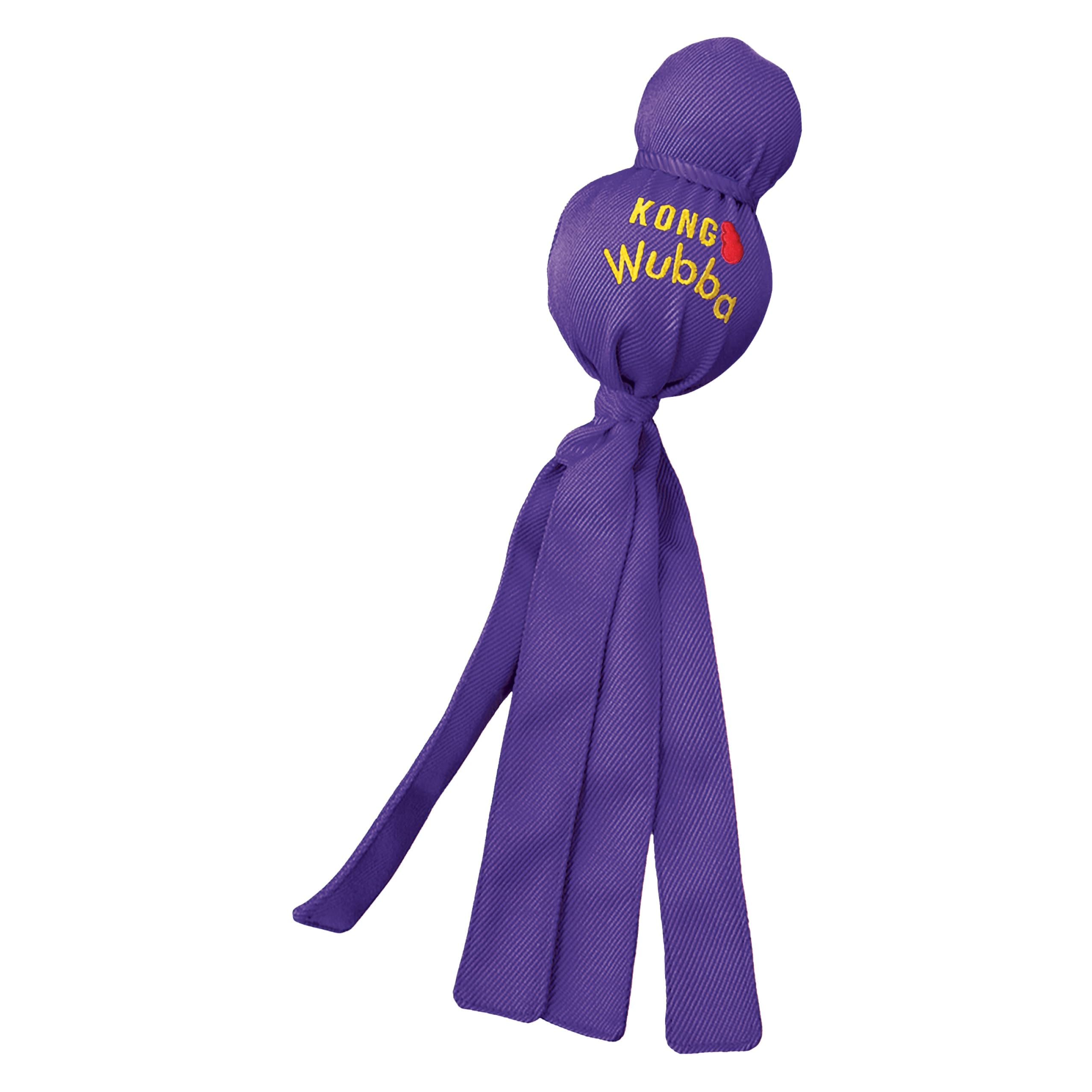 KONG Wubba XL Tug Toy in random color for versatile playtime indoors or outdoors.