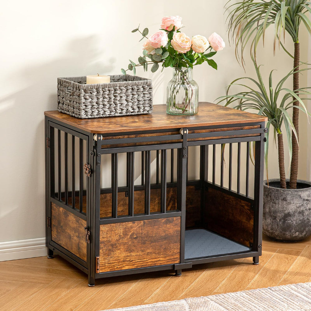 KOOPRO 32-inch crate with side table for stylish living room organization