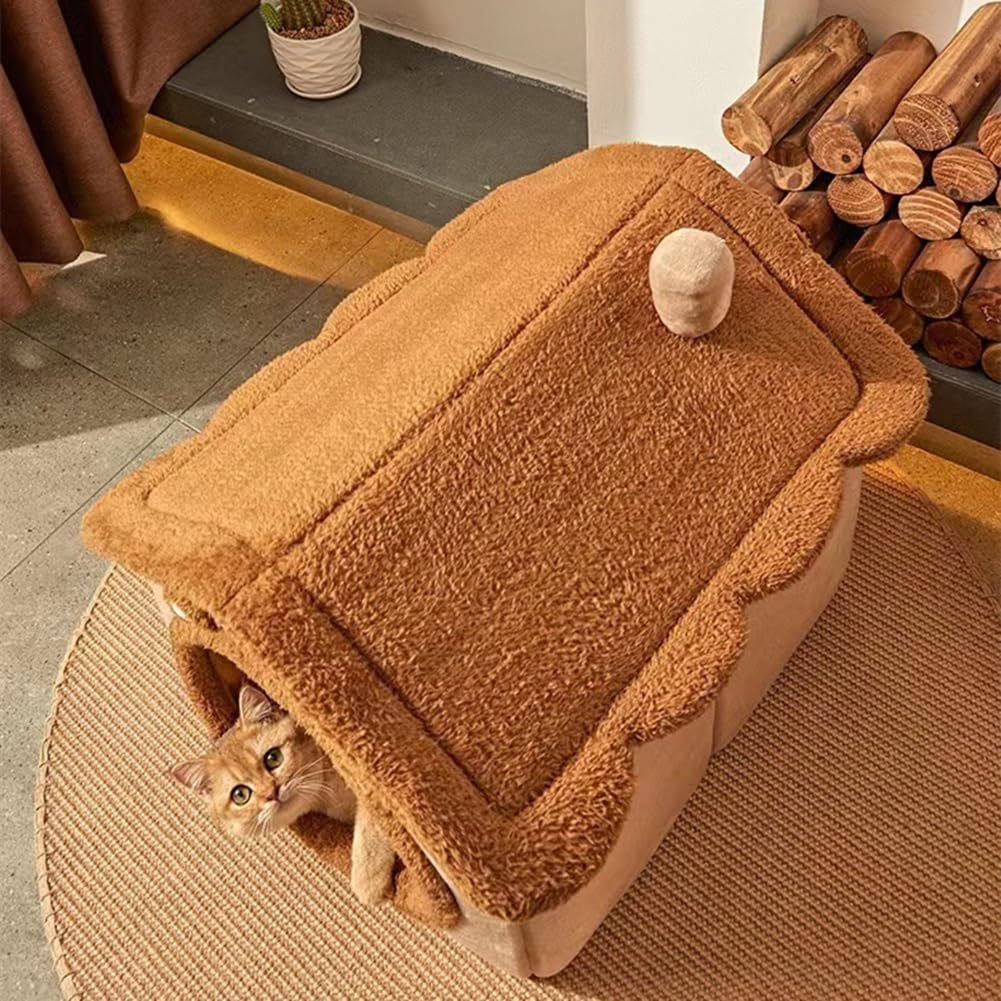 KooTeedd cushion inside used as a standalone cat mat.
