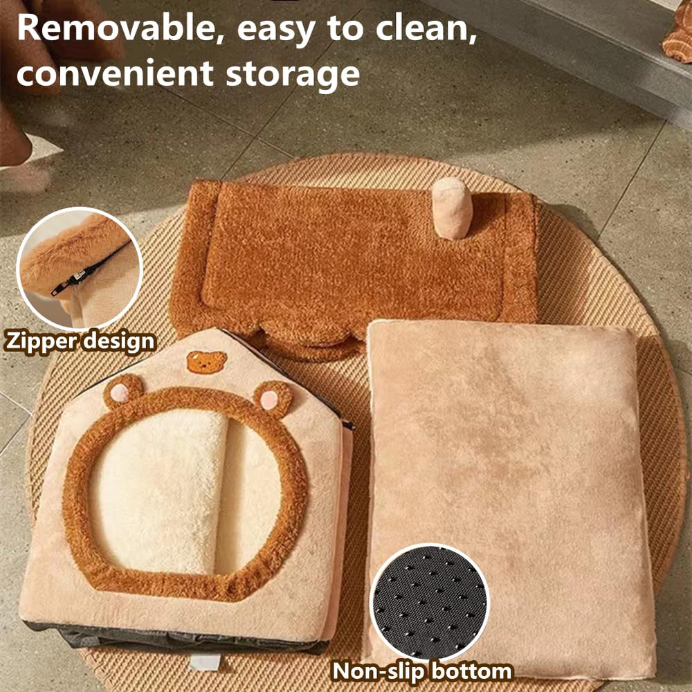 KooTeedd indoor pet house suitable for cats and small dogs.