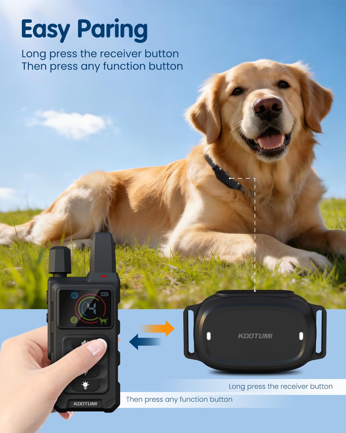 KOOTUMI magnetic charging shown for quick 1-hour recharge outdoors.