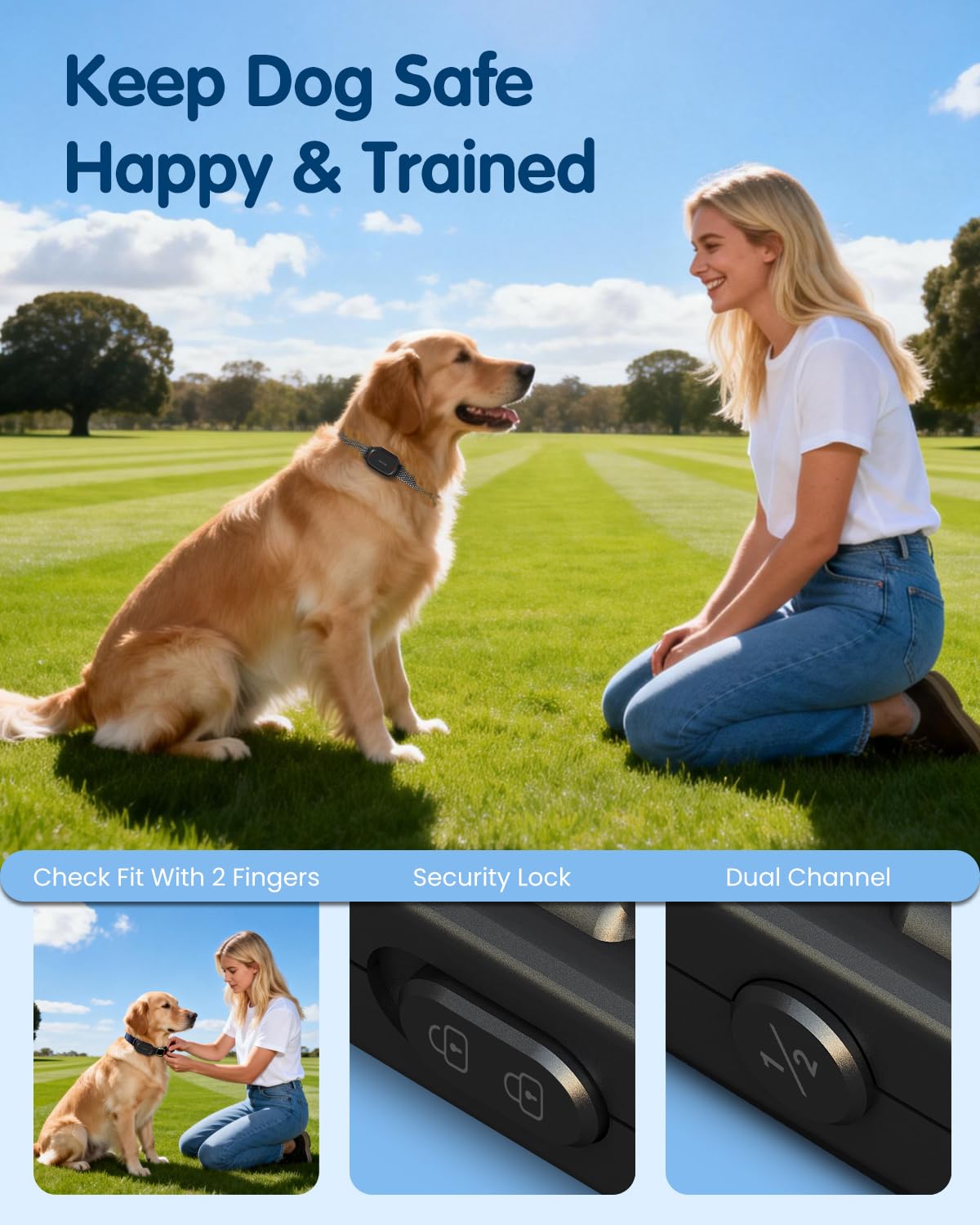 KOOTUMI security lock on remote for safe pocket carry during walks.