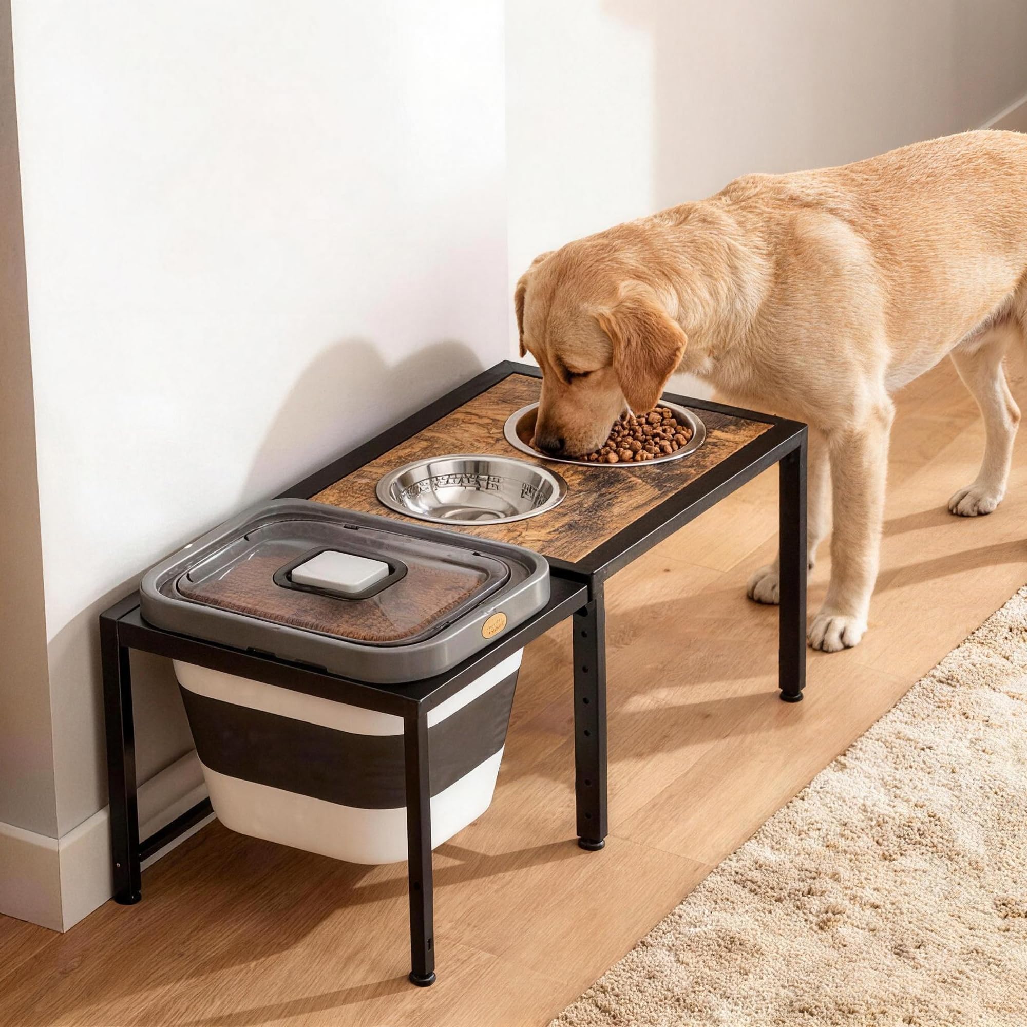 Koozuuyk dimensions 28-5-by-13-8 inches fit a spacious area.