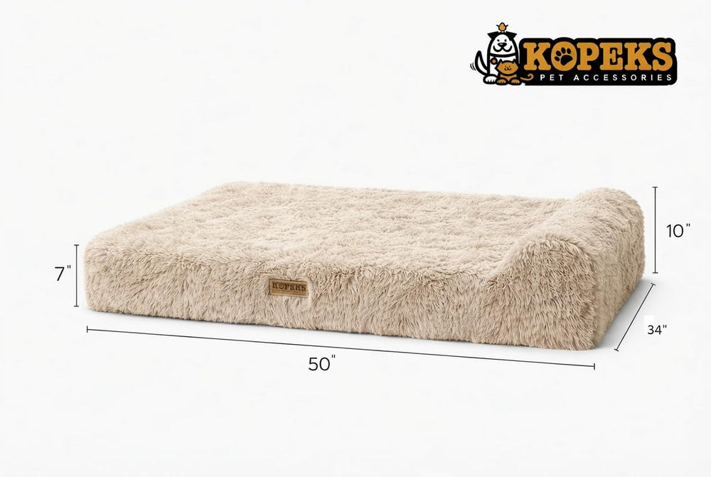 KOPEKS hypoallergenic memory foam bed is gentle for sensitive dogs