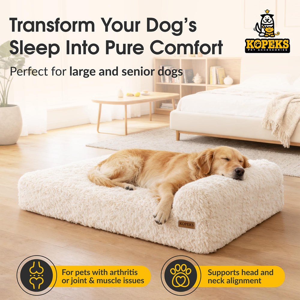 KOPEKS waterproof inner liner keeps the bed dry and easy to clean