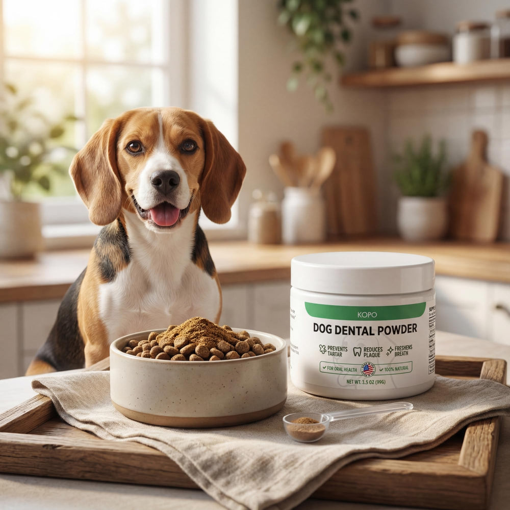 Kopo Dog Dental Powder gum health benefits in daily routine
