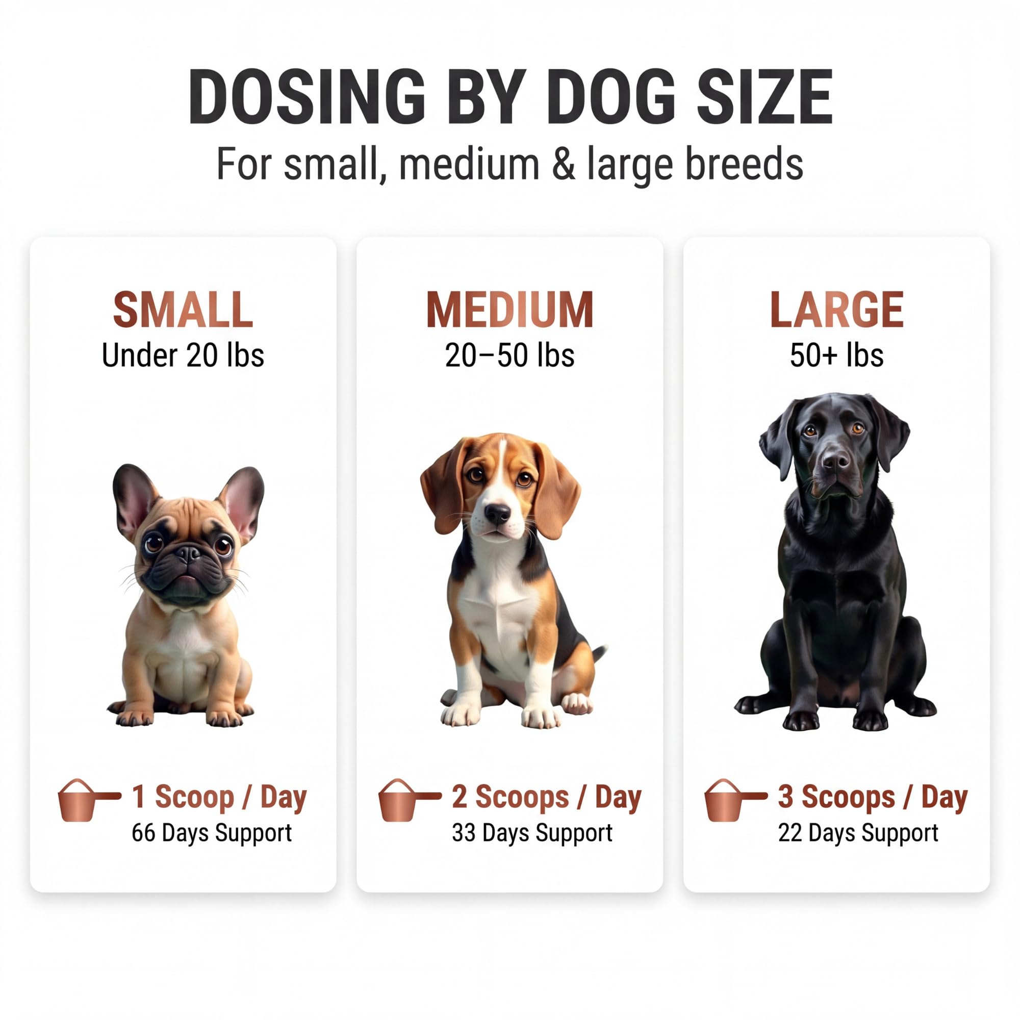 Kopo Dog Multivitamin Powder packaging emphasizes puppy to senior use.